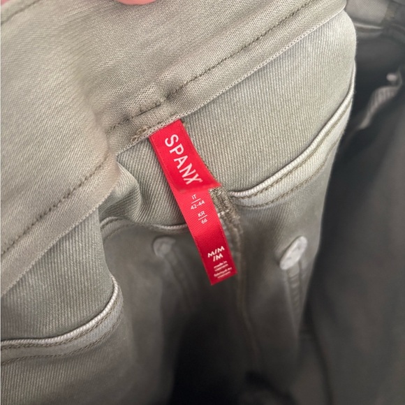 SPANX Stretch Twill Straight Leg Pants - Green size medium - Picture 5 of 7